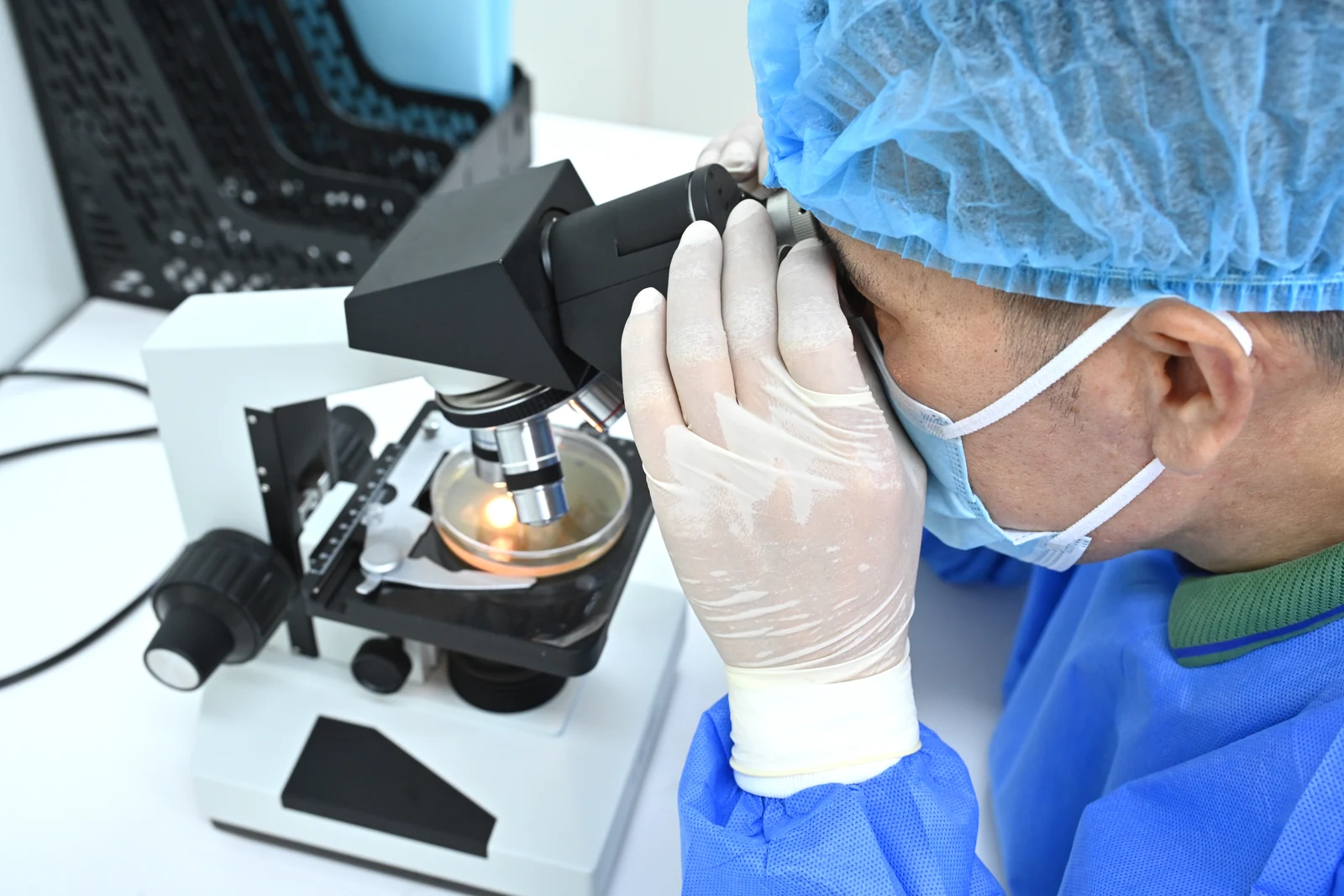 Microscopy work in the VanTsteri laboratory